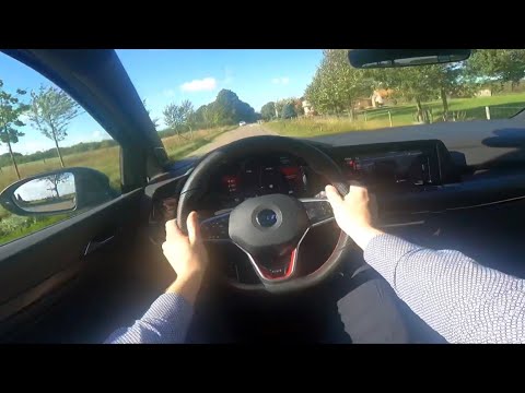 Volkswagen NEW Golf GTi Clubsport 2021 | 4K POV short Test Drive | 2,0 TSi 300hp | 7-DSG | Detail