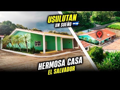 🏠HERMOSA CASA en VENTA en USULUTAN en EL SALVADOR😎Muy Cerca del Centro y Buen Precio🤑