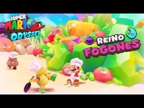 SUPER MARIO ODYSSEY | Guía TOTAL | Reino de los Fogones / Luncheon Kingdom | 🌛🌜💜🍇 | 【Gameplay】