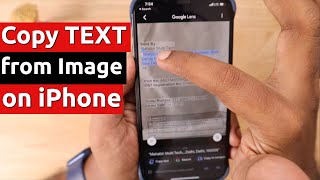 How to COPY TEXT from IMAGE on iPhone and iPad? 🔥 Free App