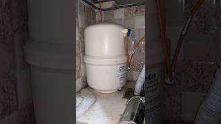 With Cycle Pump Re-Inflate Re-pressurize Under Sink RO Tank | Zero B Kitchen Mate Tank #shorts #diy