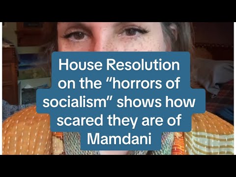 House Resolution on the “horrors of socialism” gets 86 Dem votes. They’re so scared of Mamdani 