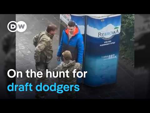How Ukraine's TCK Mobilisation Units go after draft dodgers |  DW News