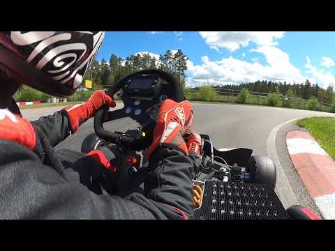 Darrell Smith the ROTAX test driver driving the Project E20, Electric power!