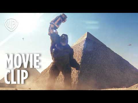 Godzilla x Kong: The New Empire | Pyramids | Movie Clip | Warner Bros. Entertainment
