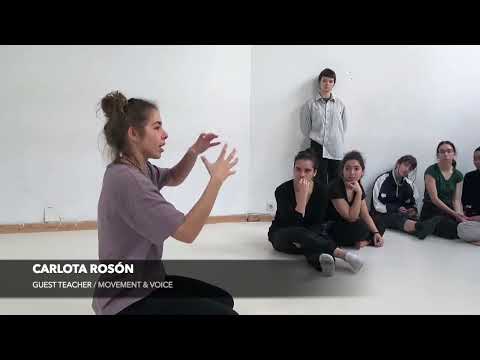 Voice & Movement with Carlota Rosón. Professional Education Program Contemporary Dance. Madrid