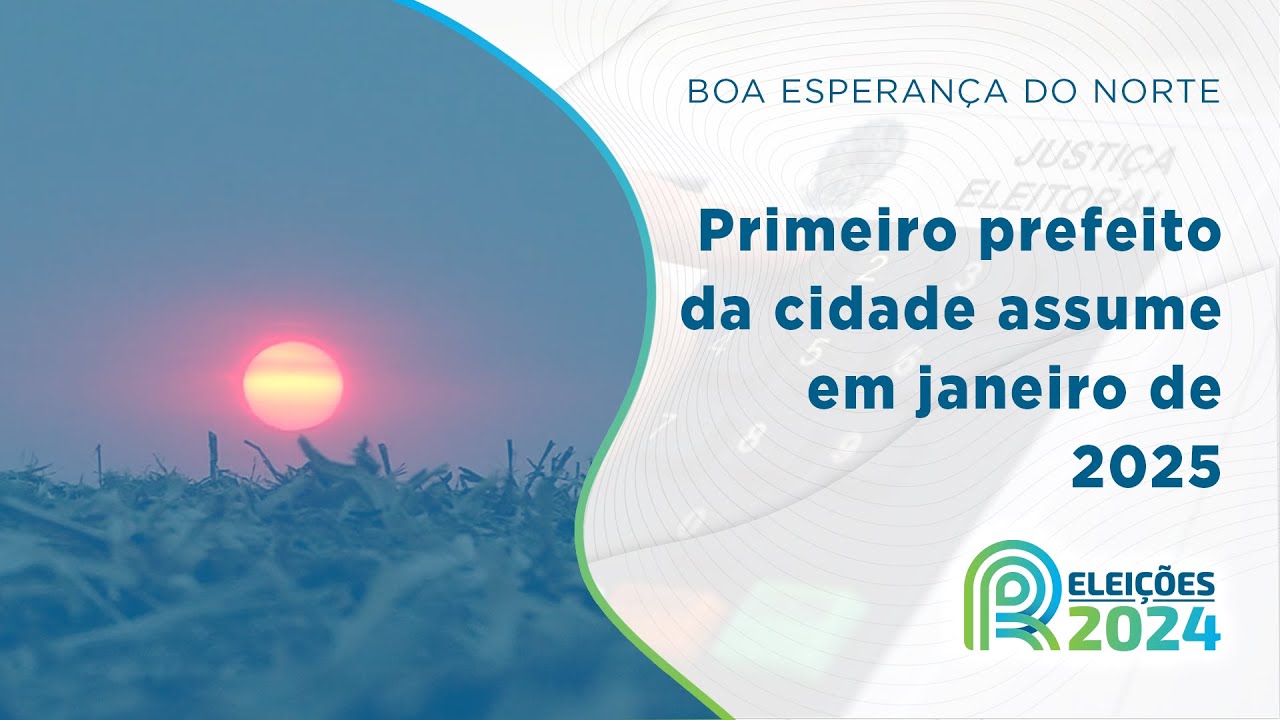 Eleições 2024 | Primeiro prefeito de cidade em MT assume em janeiro de 2025