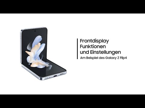 Galaxy Z Flip4: Frontdisplay - Funktionen und Einstellungen