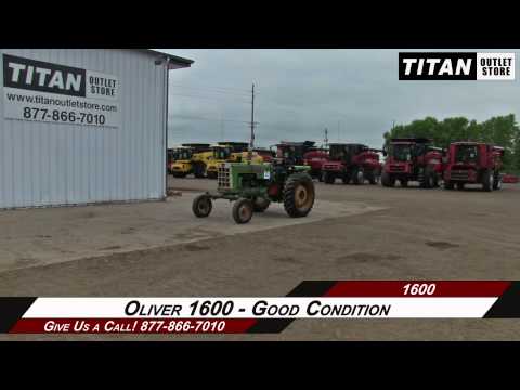 Oliver 1600, Gas, 2 Remotes, 540 PTO, 3 Pt Hitch Sold...