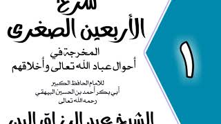 صورة شرح الأربعين الصغرى للبيهقي