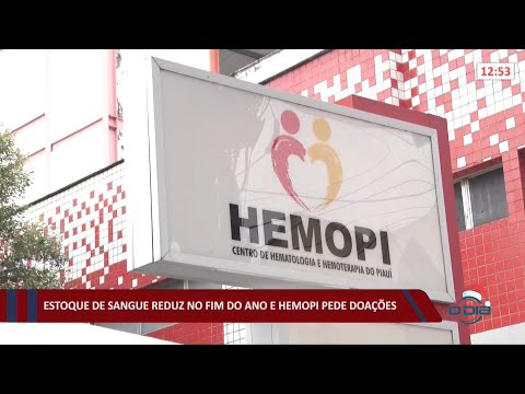 Hemopi pede por doações diante de baixa de estoque de bolsas de sangue 30 12 2021