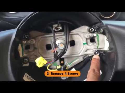 Jeep Wrangler Steering Wheel Trim Removal