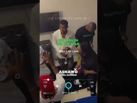 “Ashawo” by King Rapsodi 💥🎧 #ashawo #trending #foryoupage #kingrapsodi