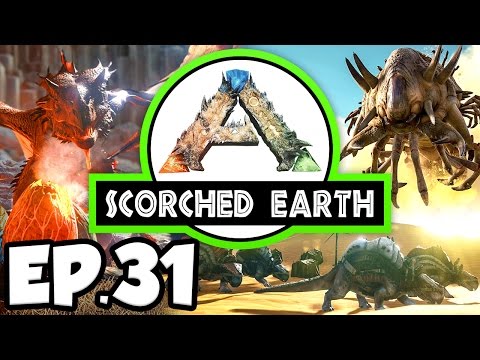 ARK: Scorched Earth Ep.31 - RAPTOR CLAUS, GIFTS, & PARKOUR DIRE WOLF!!! (Modded Dinosaurs Gameplay)
