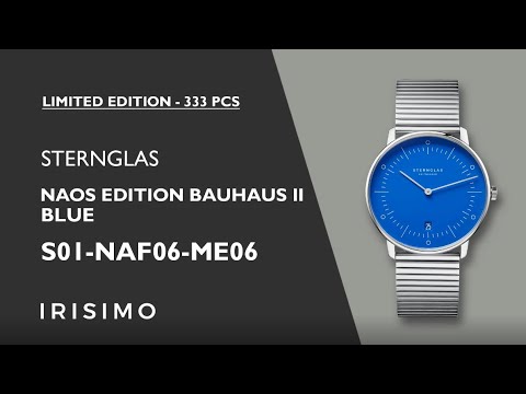 STERNGLAS NAOS EDITION BAUHAUS II BLUE S01-NAF06-ME06 LIMITED EDITION 333PCS | IRISIMO