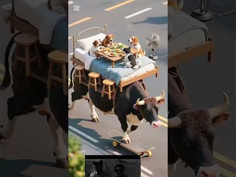 Dogs Enjoy Breakfast 🐕🐕🐕🍞🧀🍲🍛🍕🍗🍖