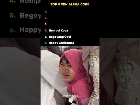 TOP 6 GEN ALPHA CORE😂 #kompilasilucu #ngakak #lucu #memes #core