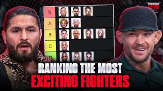 Jorge Masvidal, Dustin Poirier, Chris Weidman rank the most exciting fighters in the UFC 👀🔥