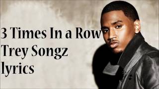 Three times in a row (lyrics)