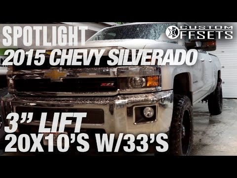 Spotlight - 2015 Chevy Silverado, 3" Zone Lift, 20x10, and 33's
