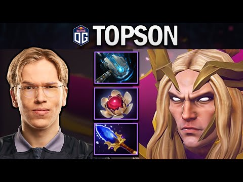 OG.TOPSON INVOKER WITH METEOR HAMMER - DOTA 2 7.27 GAMEPLAY