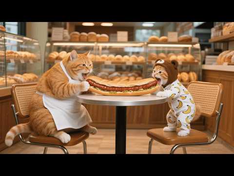 Auntie Cat’s Bakery Struggles Despite Tasty Bread Ginger Kitten and Mama Cat Boost Sales 🐱🥖