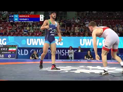 BRONZE GR - 67 kg: N. MANNILA (FIN) v. S. SOHRABI (IRI)