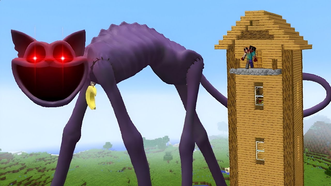 i Found Scariest CATNAP 😱 in Minecraft | Minecraft Horror |