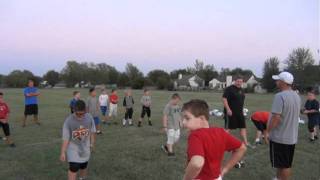 preview picture of video 'Brandon Knowles Snapping for Goddard Junior Lions 4th Grade Football'