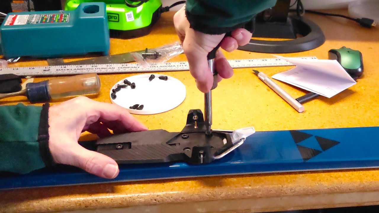 Mounting the Rottefella Xplore Binding on My S-Bound 98 XC Skis