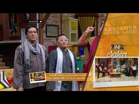 Ini Sahur 08 Juni 2016 Part 1/9 - Chika Waode dan Masayu Clara