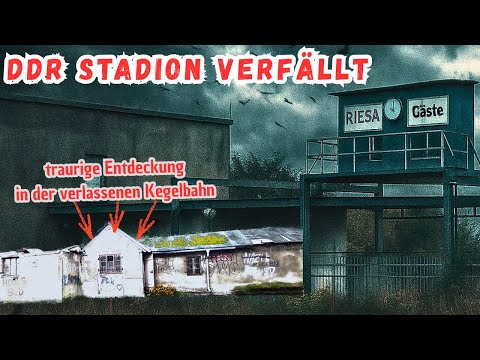 Abandoned GDR stadium ❌ Riesa Stadium ❌ and a sad discovery 😢😱 #lostplace