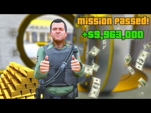 Stealing $9,963,000 from the DIAMOND CASINO!! (GTA 5 Mods)