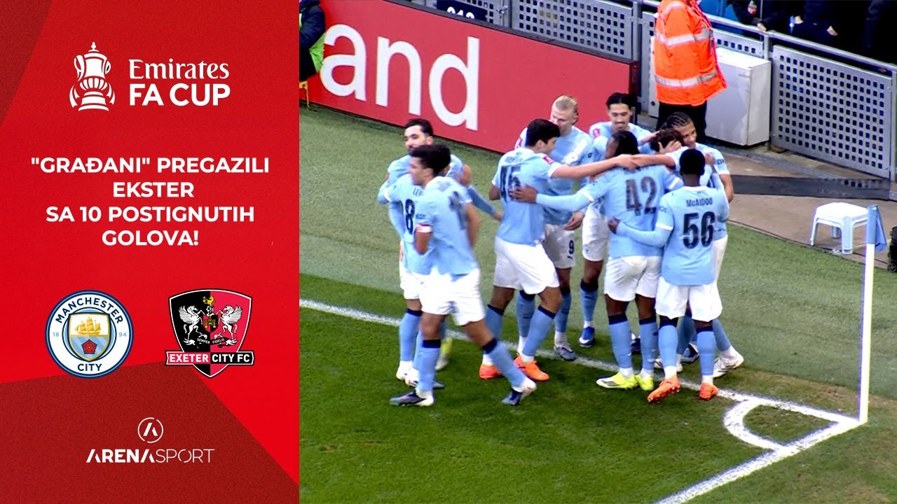 Manchester City vs Exeter City Highlights