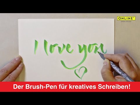 Artikelvideo 3 für ONLINE® Calli.Brush Brush-Pens farbsortiert, 24 St., Artikelnummer 284014