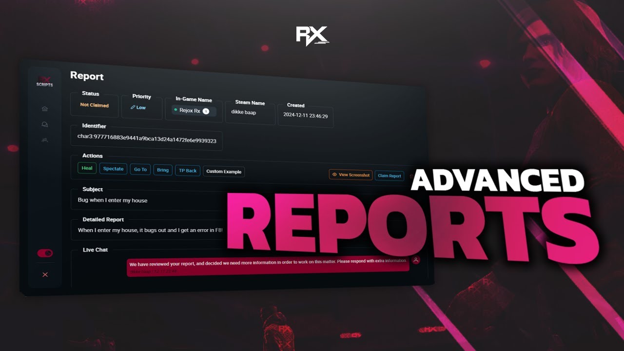 RX REPORTS