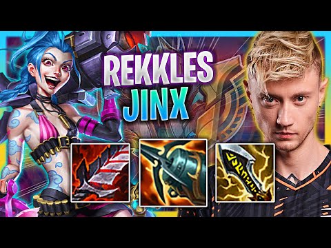 REKKLES PERFECT GAME WITH JINX! | FNC Rekkles Plays Jinx ADC vs Lucian!  Season 2023