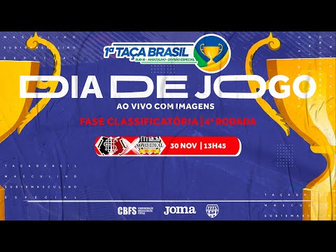 Taça Brasil Sub18 Masc. Divisão Especial - Santa Cruz x Francana/Superliga - 4ª Rodada - Ao Vivo