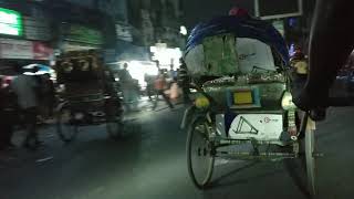 preview picture of video 'Rater Bogura II রাতের বগুড়া II সাতমাথা II Journey by Rickshaw II Sourov'