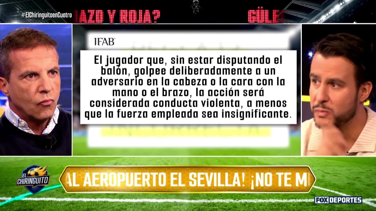 ¿CODAZO Y ROJA? | ¿Qué dice el reglamento sobre la acción de Arda Güler? | El Chiringuito