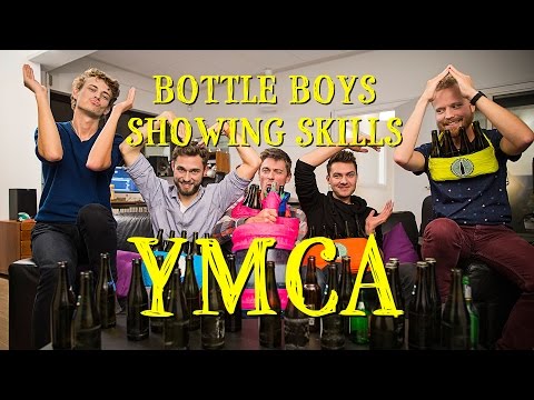 Bottle Boys showing skills - YMCA
