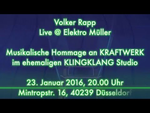 Volker Rapp - Live @ Elektro Müller