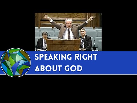 Speaking Right About God  -  Joel Hemphill