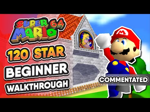 Super Mario 64 - 120 Star Speedrun Walkthrough (Commentated)