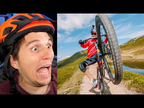 Paluten REAGIERT auf Fahrrad Simulator 3.0 mit Fabio Wibmer