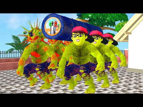 Evo kaloko Scary Teacher 3D Nick love Tani  - Nick Hulk is infected by Granny, Zombie - Coffin Dance