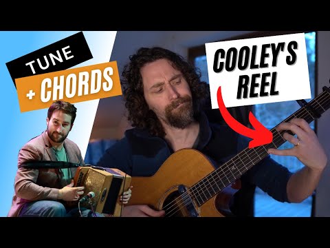 How To Play Cooley's Reel - Full Guitar Tutorial (+ Accordion)