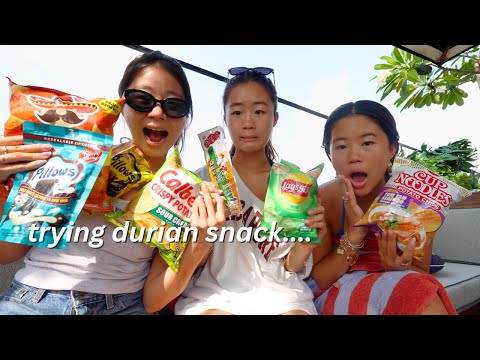 TRYING SINGAPOREAN SNACKS!!