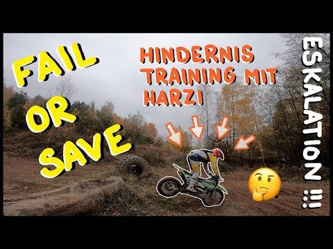 Harzi übt Hindernisse // Bene eskaliert mit seiner 300er // Enduro Mitterteich