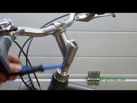 XFahrrad.de - how to install and remove the handlebar